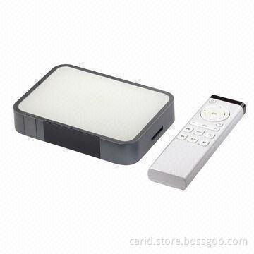 TV Box for Google's Android, Supports 1,080-pixel Video Decoding, RJ45 Network Port